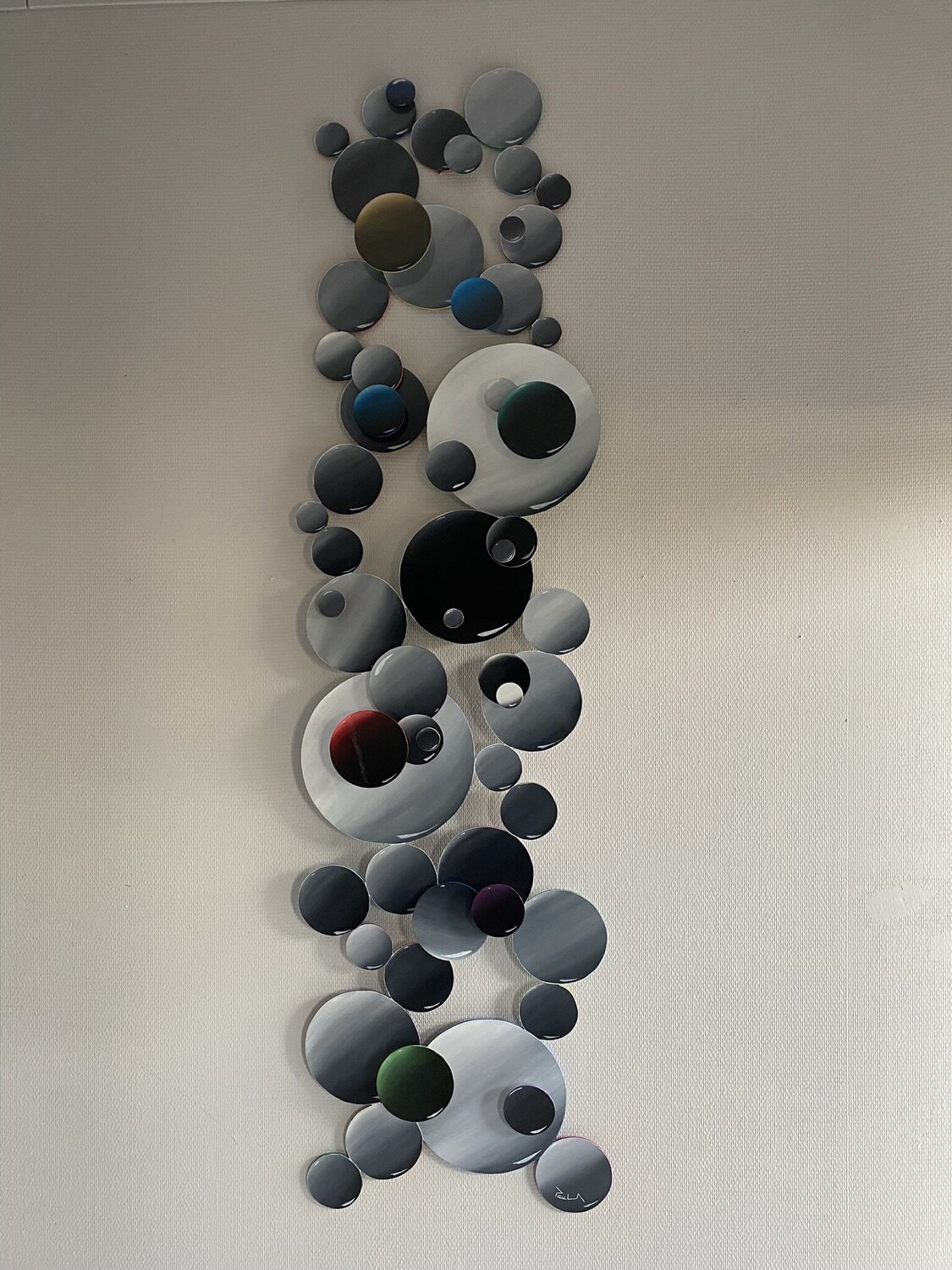 Bubble Kiss PAUL Alain Original painting for sale