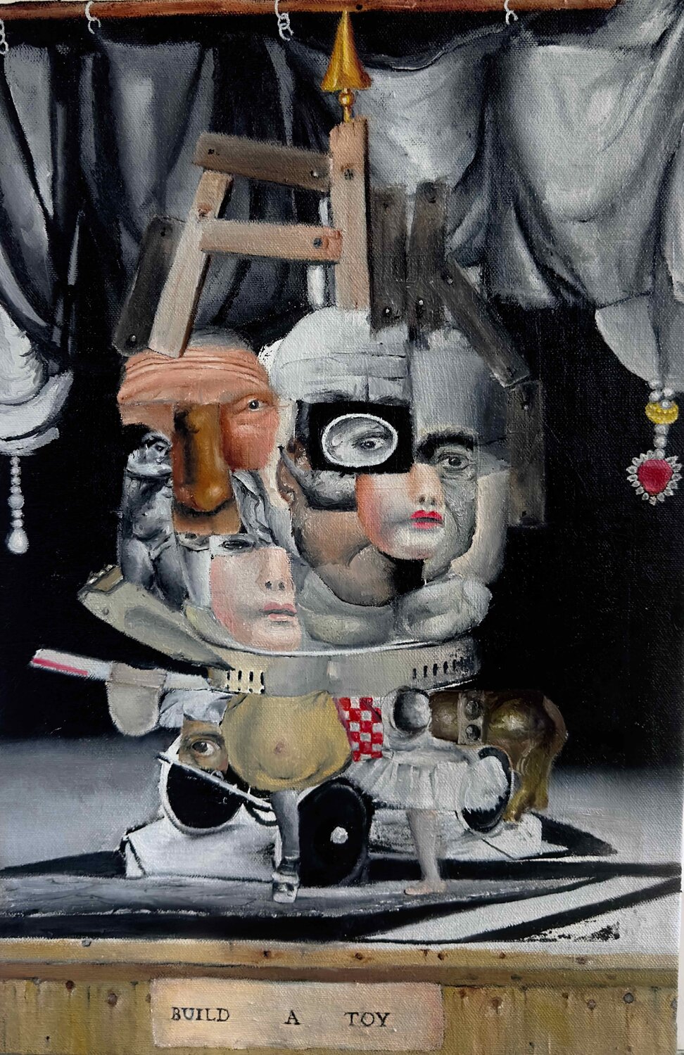 Crown Head Tommy Knudson Original painting for sale
