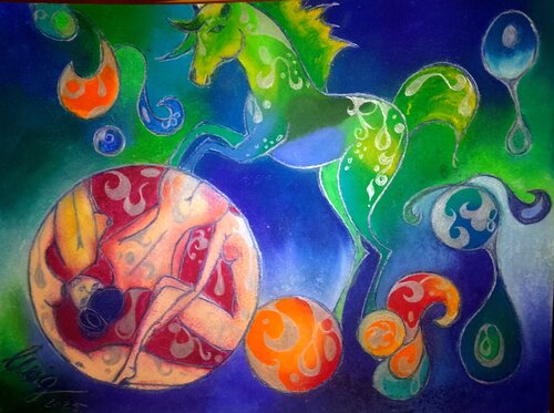 Unterwerfung by Sylvia Lessig, Painting for Sale on Select