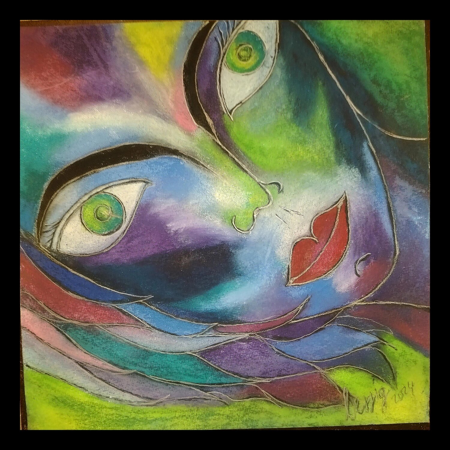 Eisblick Sylvia Lessig Original painting for sale