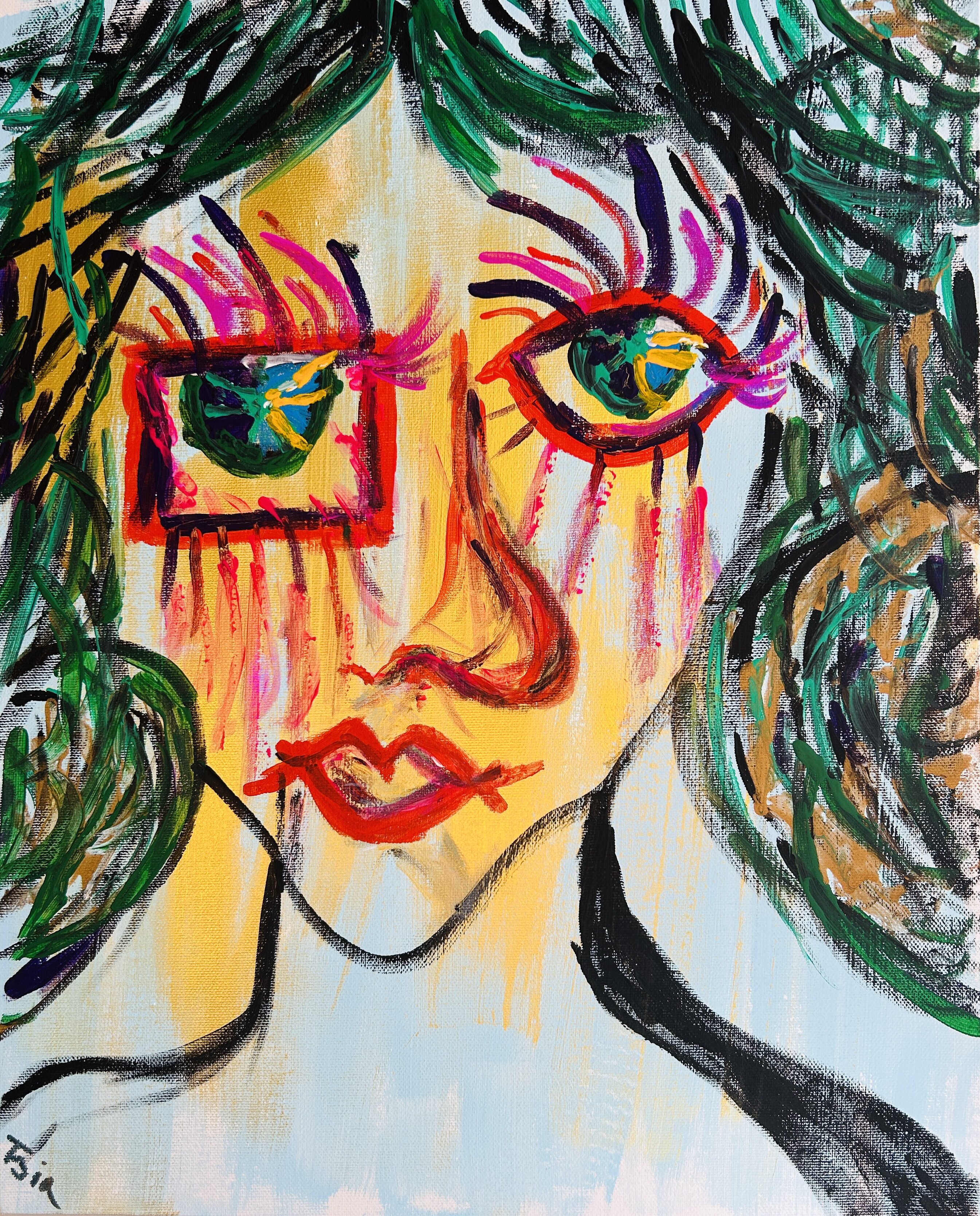 Girl with Worldly Eyes