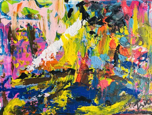 Le Pré Fleuri by Tsia Tskhovrebashvili, Painting for Sale on Select