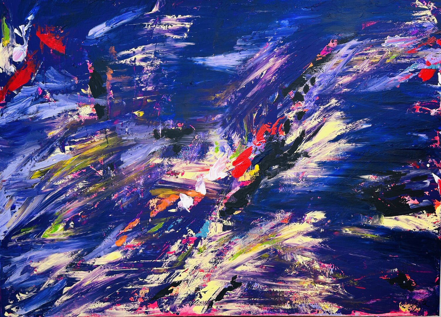 The Aperito Code Tsia Tskhovrebashvili Original painting for sale