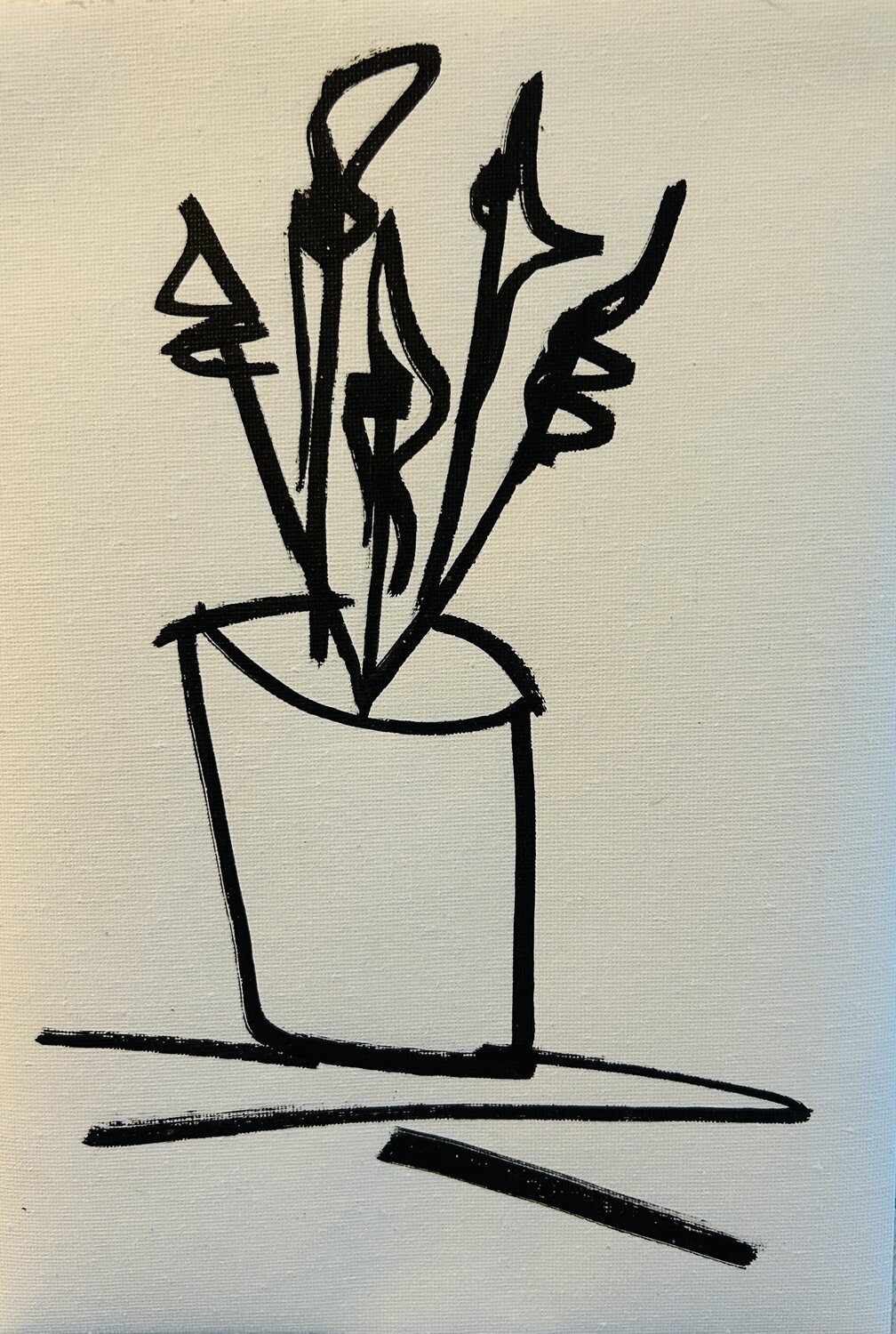 Line Art 03X Tsia Tskhovrebashvili Original painting for sale