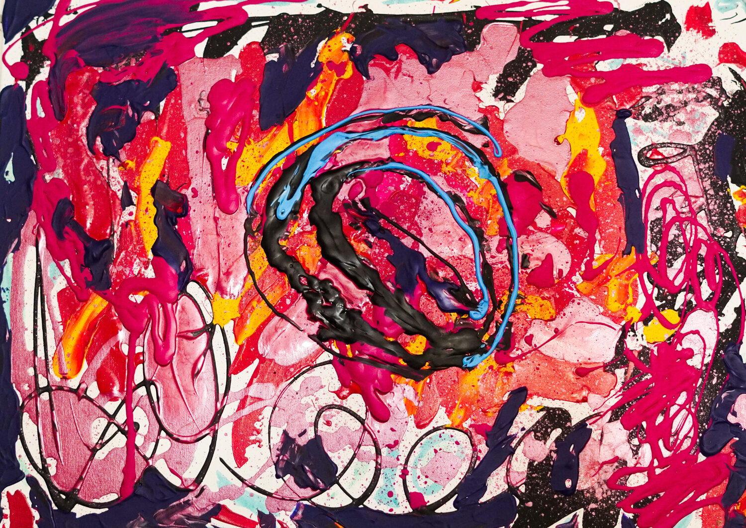 The Tragedy of Virginity Tsia Tskhovrebashvili Original painting for sale