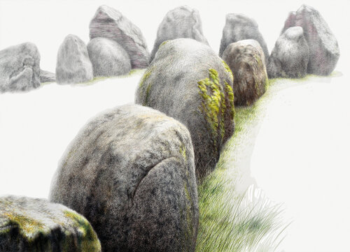Visbek 13 by Norbert Städele, Drawing for Sale on Select