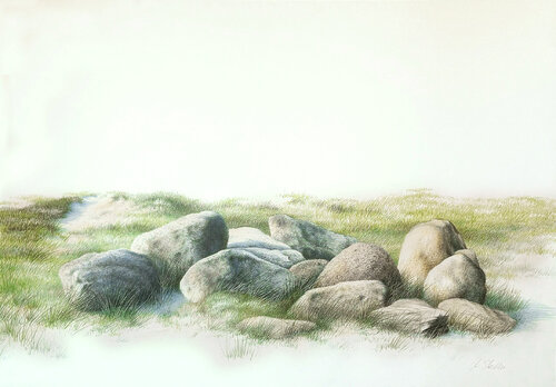 Anstiftung zur Beharrlichkeit by Norbert Städele, Drawing for Sale on Select