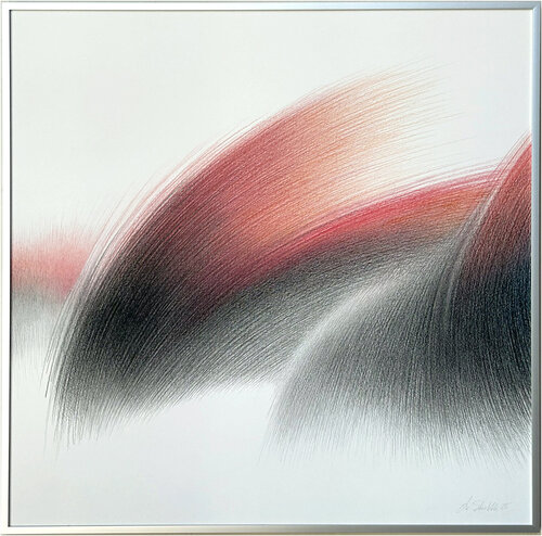 Karminrotes Doppel by Norbert Städele, Drawing for Sale on Select