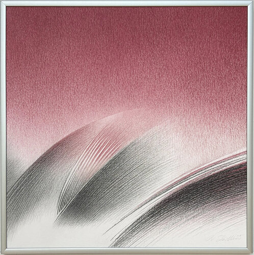 Karmirotes Schwingen by Norbert Städele, Drawing for Sale on Select
