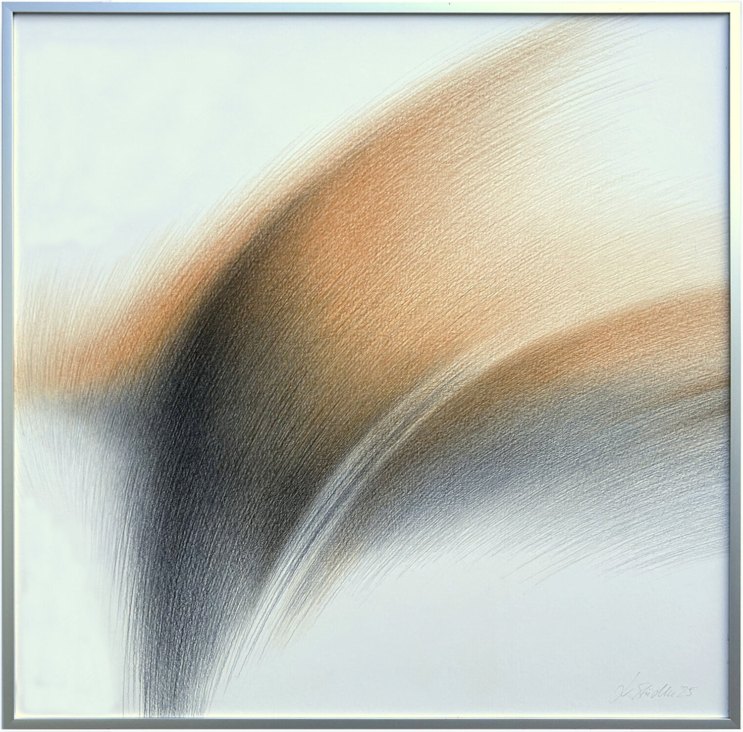 Terra di Siena II Norbert Städele Drawing for sale