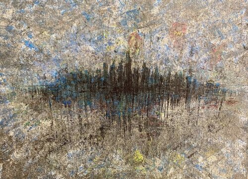 Untitled serie "Cities" by Giovanni de Michele, Painting for Sale on Select