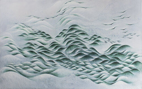 Lands of forest by Francesca Borgo, Painting for Sale on Select