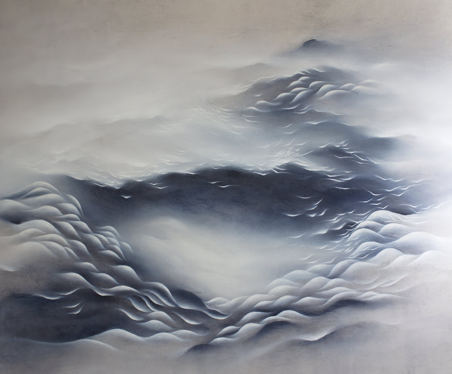 By the crash of a wave Francesca Borgo Original painting for sale