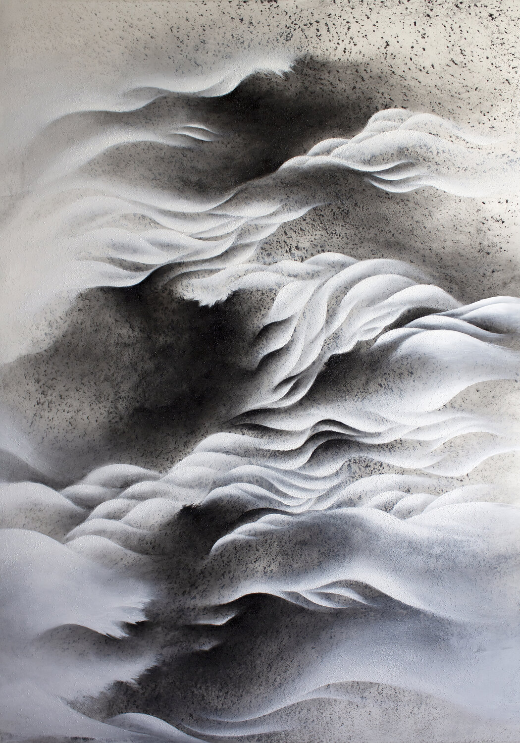 Floating peaks Francesca Borgo Original painting for sale