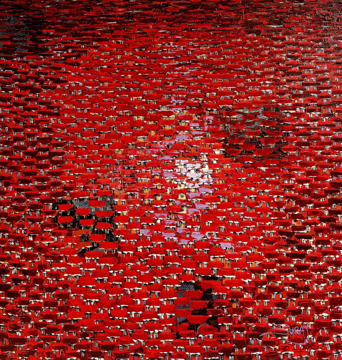 Precious Continent 3 Suraj Adekola Original painting for sale