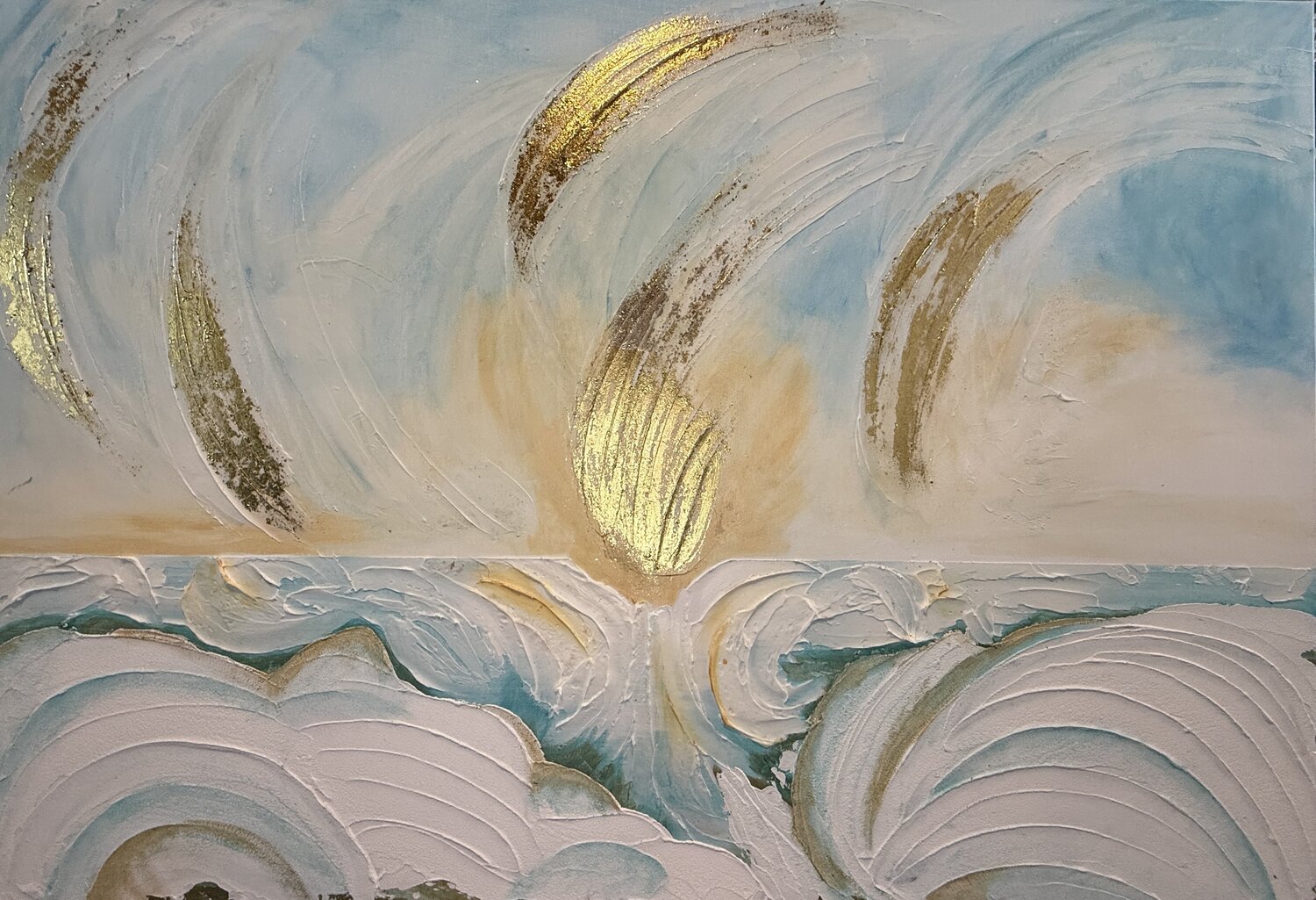 Blue heaven Irena Hočevar Original painting for sale