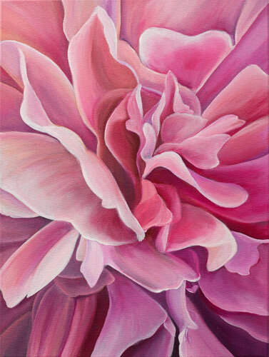 Blume "Charlie" by Antje Liebscher, Painting for Sale on Select