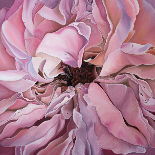 Blume "Mukda" by Antje Liebscher, Painting for Sale on Select