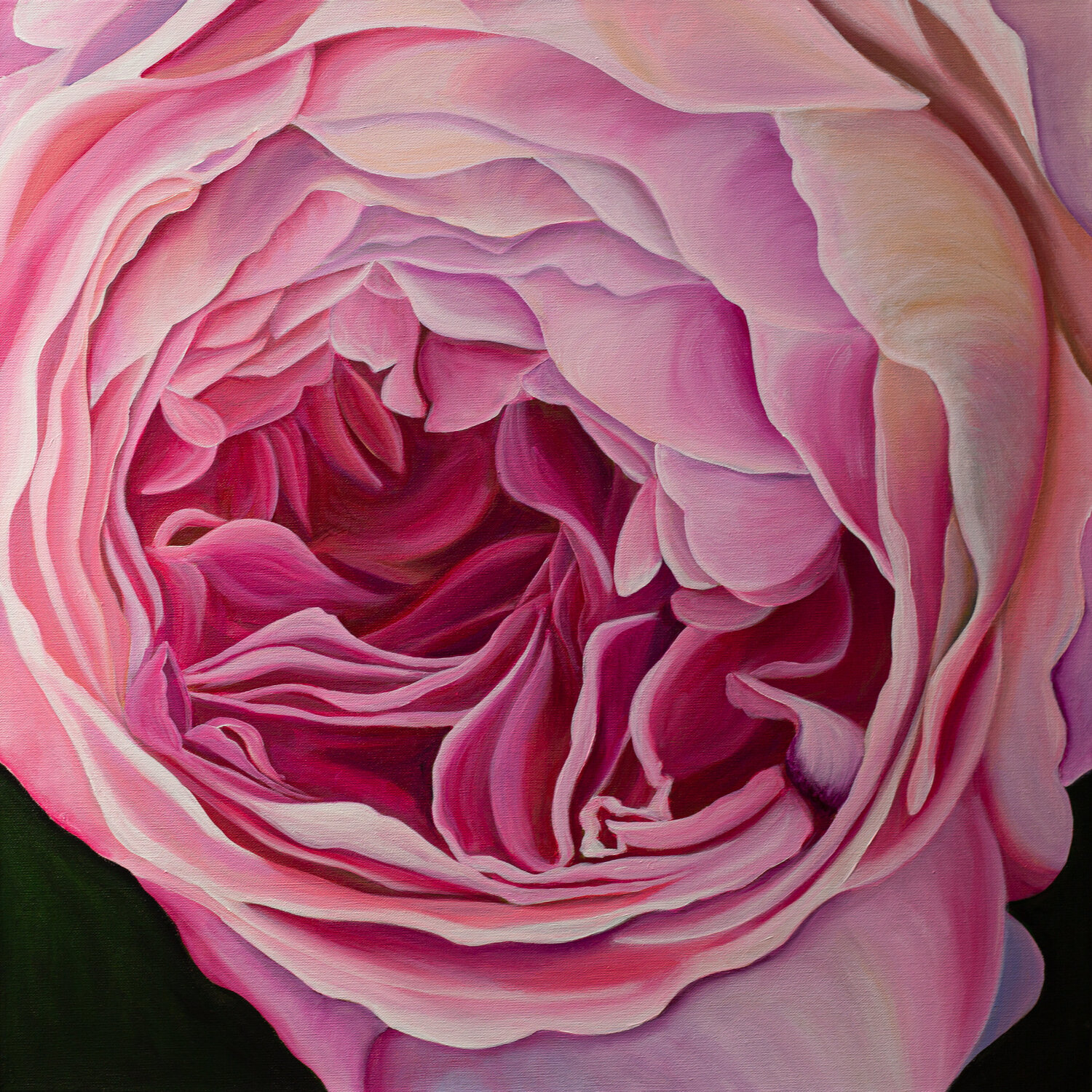 Blume "Ophelia" Antje Liebscher Original painting for sale