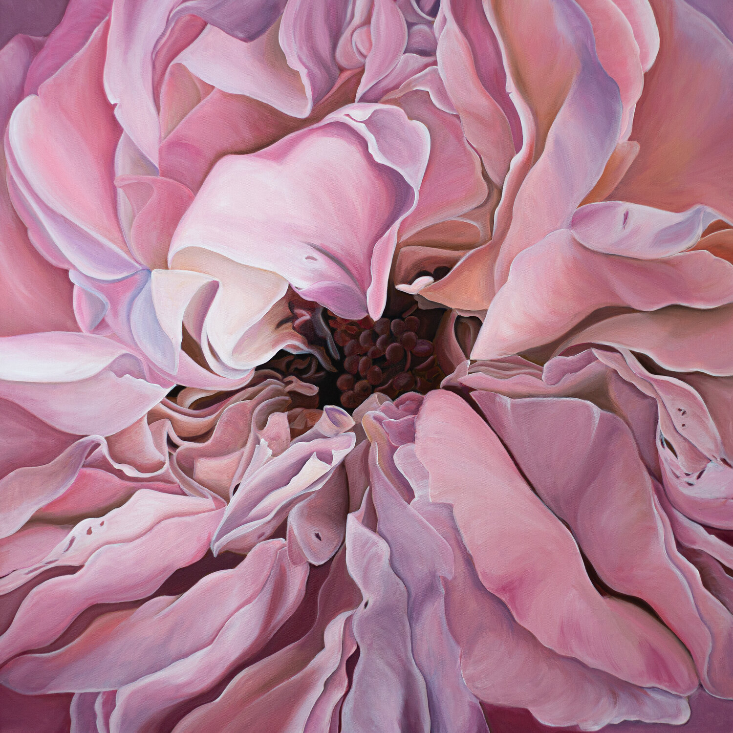 Blume "Mukda" Antje Liebscher Original painting for sale