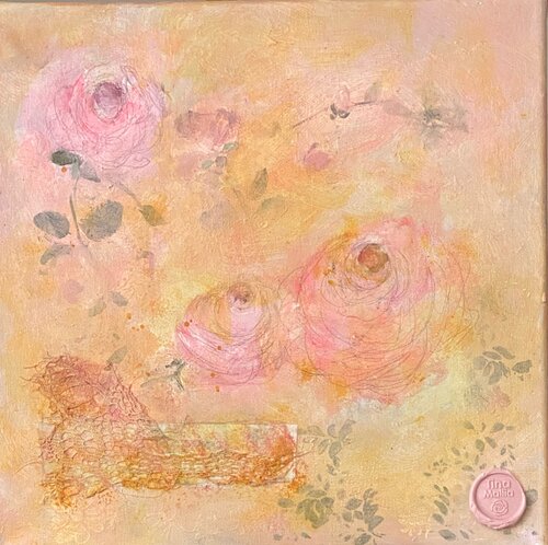 Avevo voglia di fiori by Tina Mallia, Painting for Sale on Select