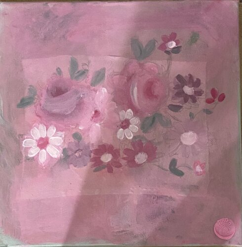Avevo voglia di fiori by Tina Mallia, Painting for Sale on Select