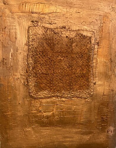 Monochrome Copper_1 by Tina Mallia, Painting for Sale on Select