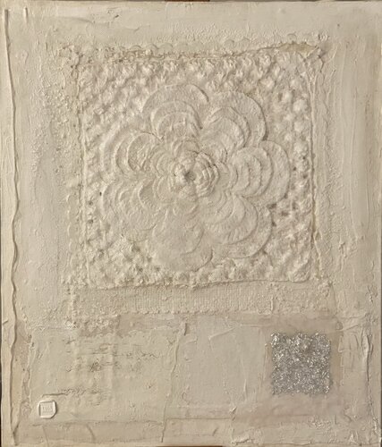 Veiled white. by Tina Mallia, Painting for Sale on Select