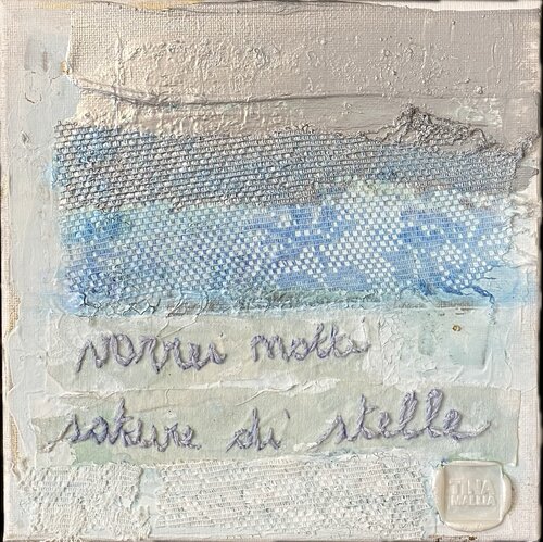 Vorrei notti sature di stelle.N.4 by Tina Mallia, Painting for Sale on Select