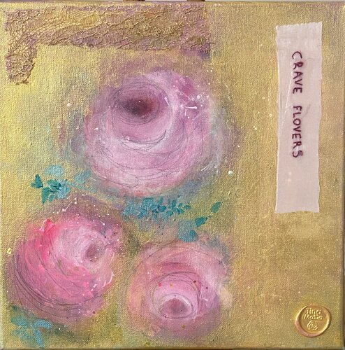 Avevo voglia di fiori by Tina Mallia, Painting for Sale on Select