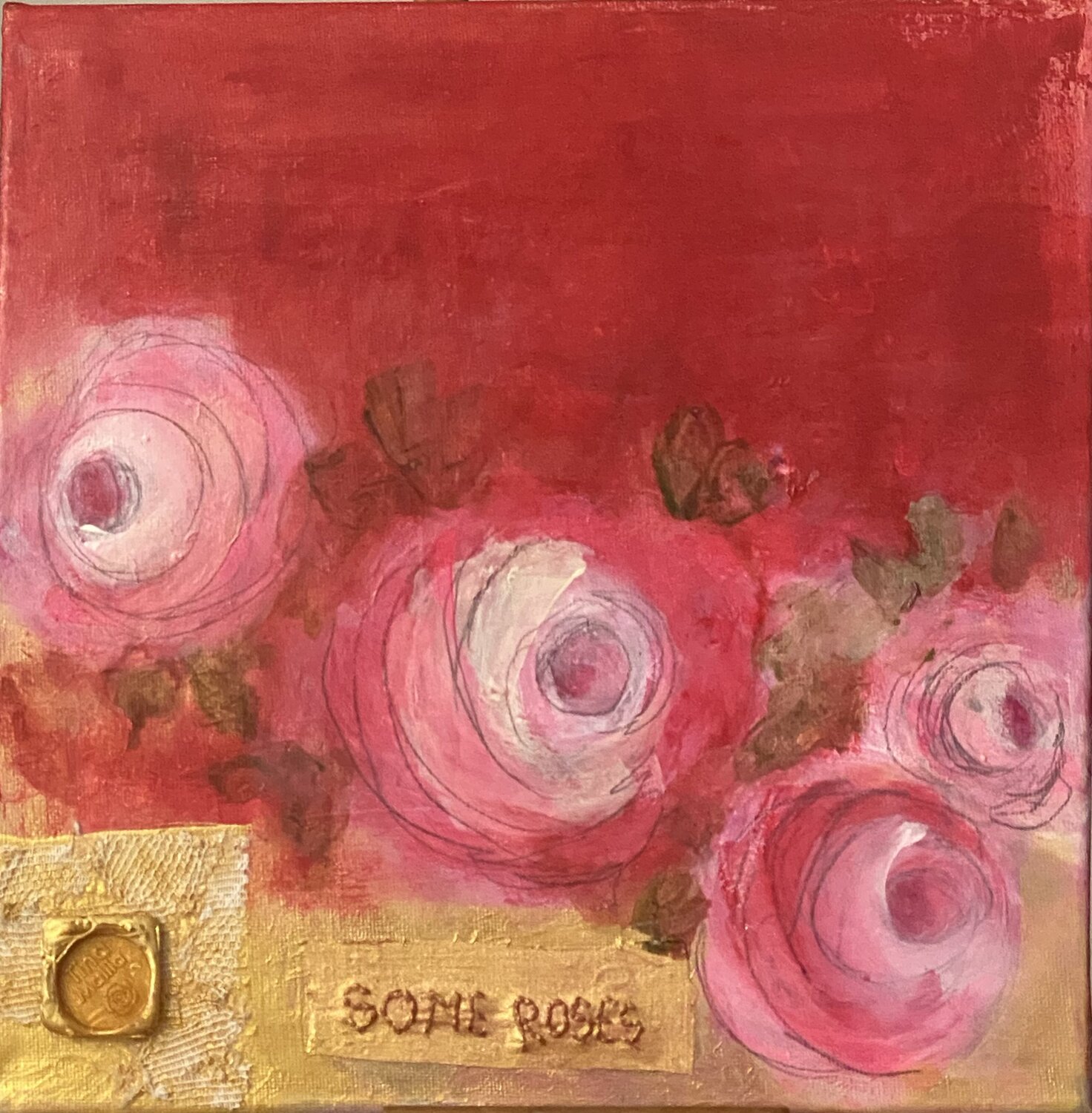 Avevo voglia di fiori Tina Mallia Original painting for sale