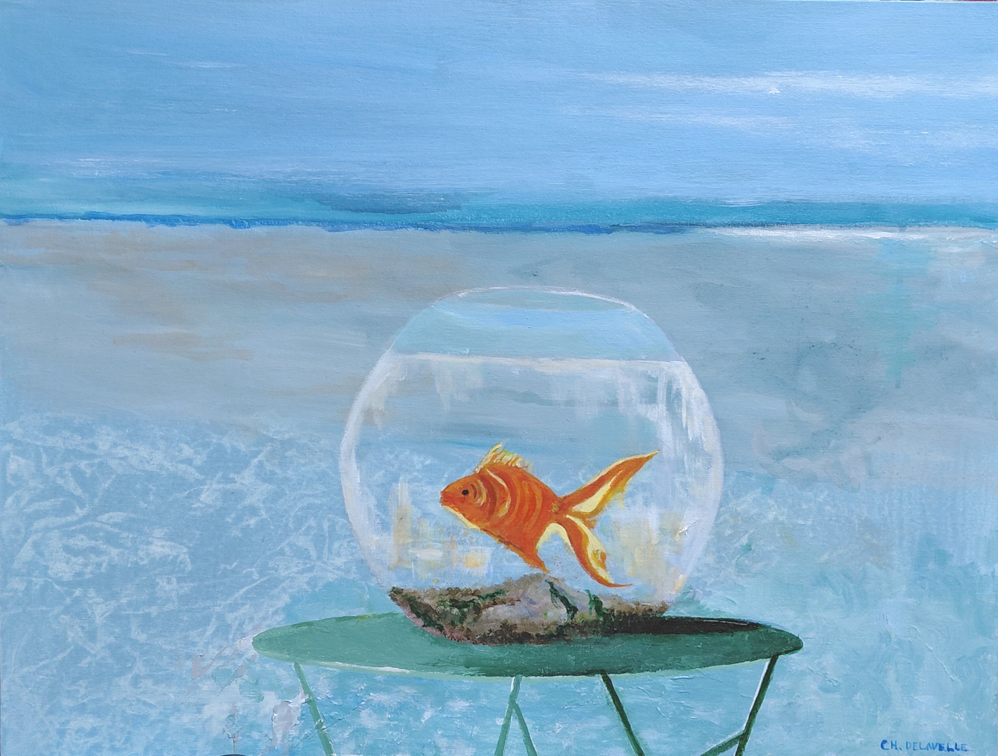Topic Goldfish paintings