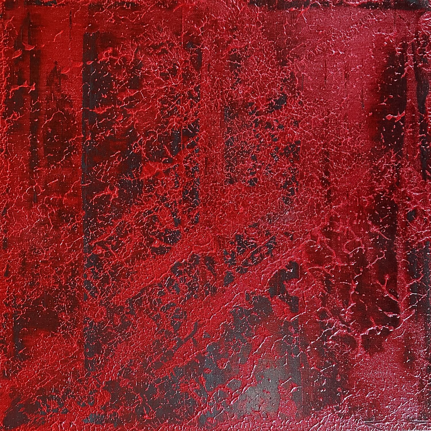 The power of Red Shannon Louis Original painting for sale