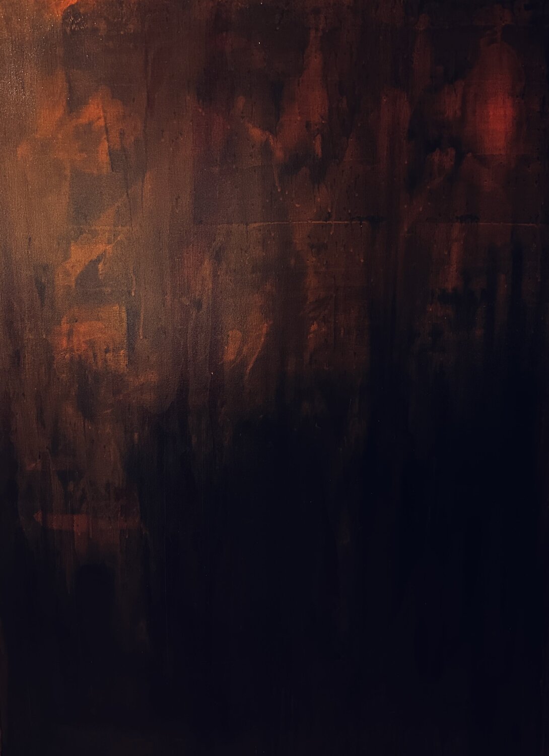 Crimson storm Shannon Louis Original painting for sale