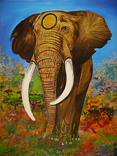 Der goldene Regent by Anja Semling, Painting for Sale on Select