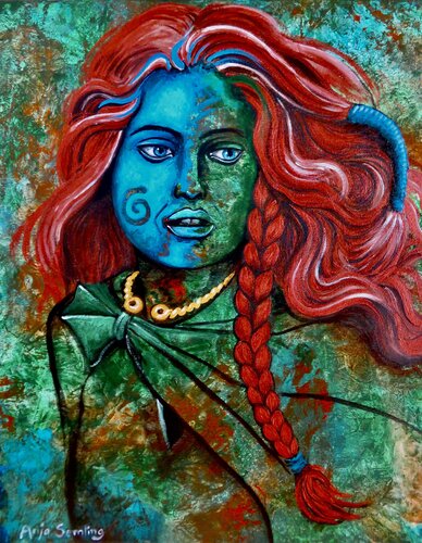 Boudicca – The Cry of the Free Spirit by Anja Semling, Painting for Sale on Select