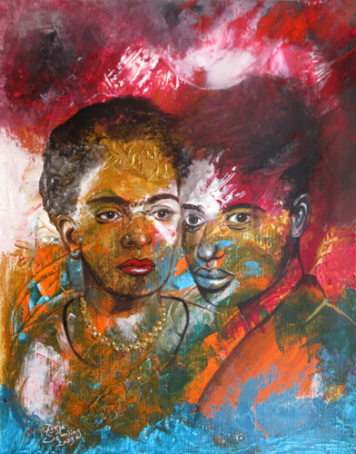 Dialogisches Portrait by Anja Semling, Painting for Sale on Select