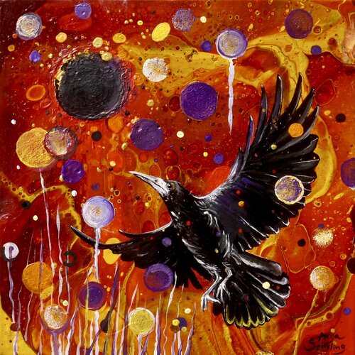 Supernova by Anja Semling, Painting for Sale on Select