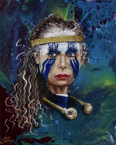 Boudicca – The Sovereign Warrior by Anja Semling, Painting for Sale on Select