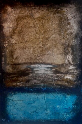 Schwelle zur Stille by Anja Semling, Painting for Sale on Select