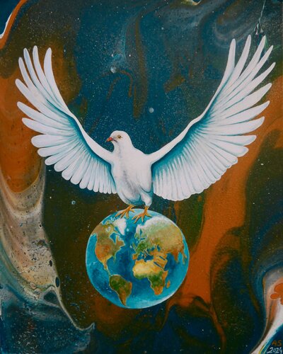 Wings of Hope by Anja Semling, Painting for Sale on Select