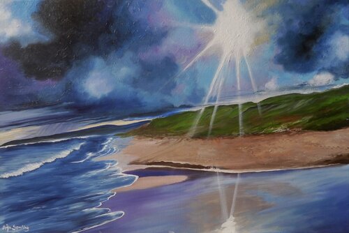 Sol Invictus by Anja Semling, Painting for Sale on Select