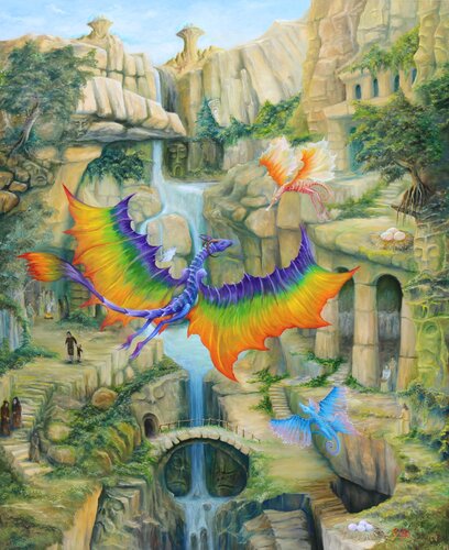 oil painting reference number 163892 narrative conceptual figurative surrealism by Gregory Pyra PIRO, Painting for Sale on Select