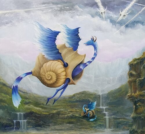 Gregory Pyra PIRO oil painting ref 484635, Magical Realism Fantasy Art by Gregory Pyra PIRO, Painting for Sale on Select
