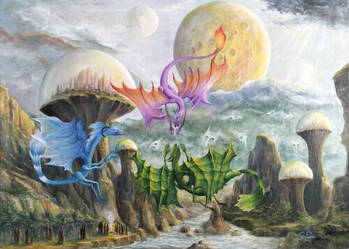 Gregory Pyra PIRO Oil Painting ref 430165, narrative conceptual figurative surrealism by Gregory Pyra PIRO, Painting for Sale on Select
