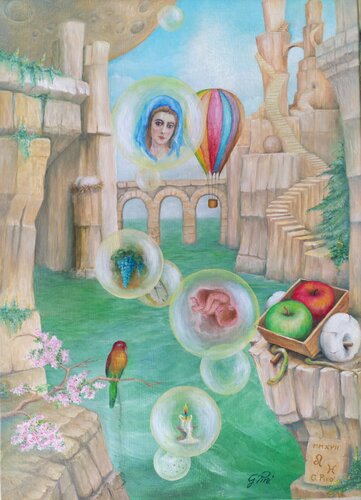 Gregory Pyra PIRO Oil Painting ref 839257, Dream Surrealism by Gregory Pyra PIRO, Painting for Sale on Select