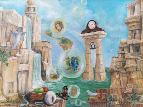 Gregory Pyra PIRO Oil Painting ref 648439, Dream Surrealism by Gregory Pyra PIRO, Painting for Sale on Select