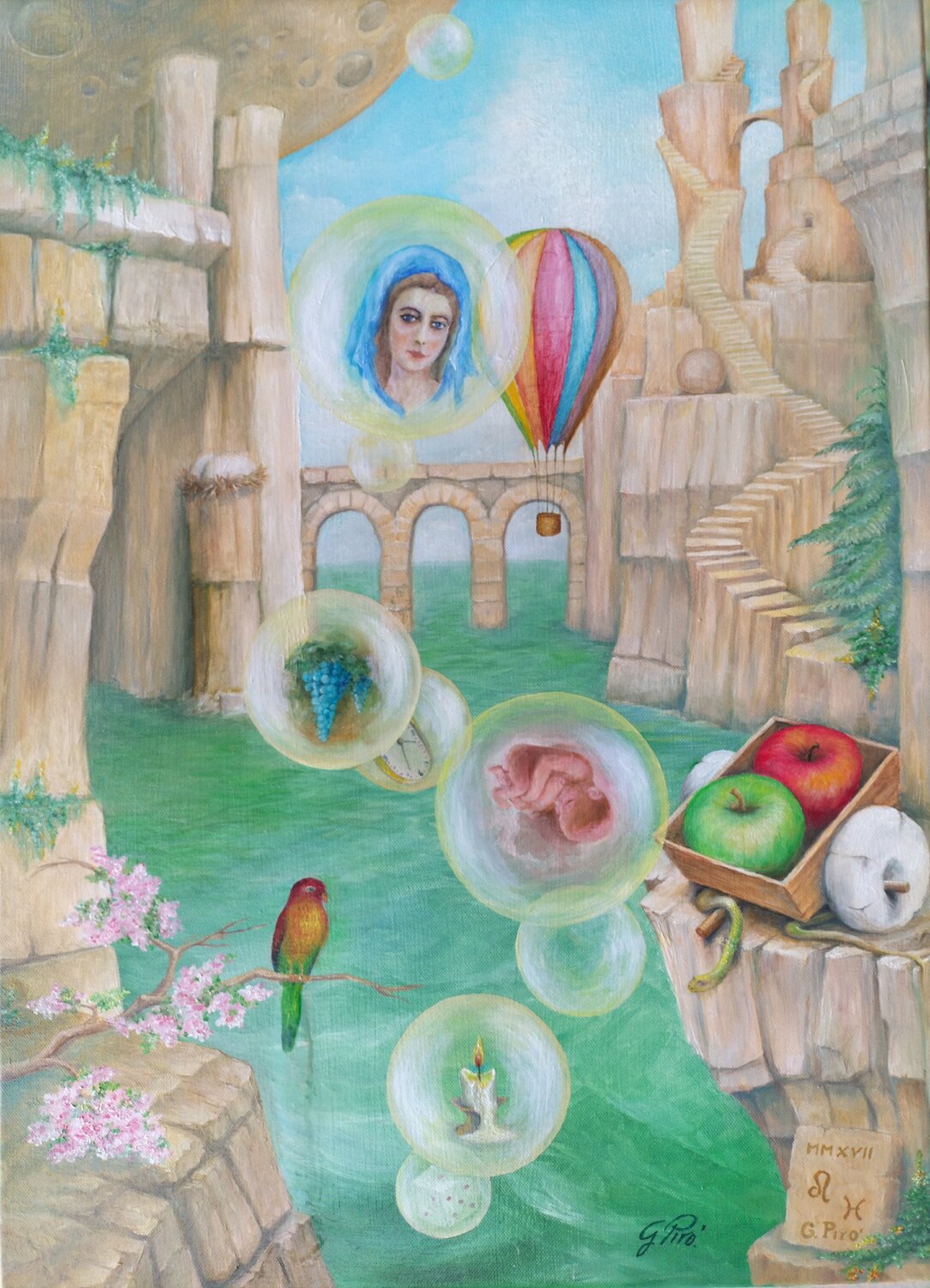 Gregory Pyra PIRO Oil Painting ref 839257, Dream Surrealism Gregory Pyra PIRO Original painting for sale