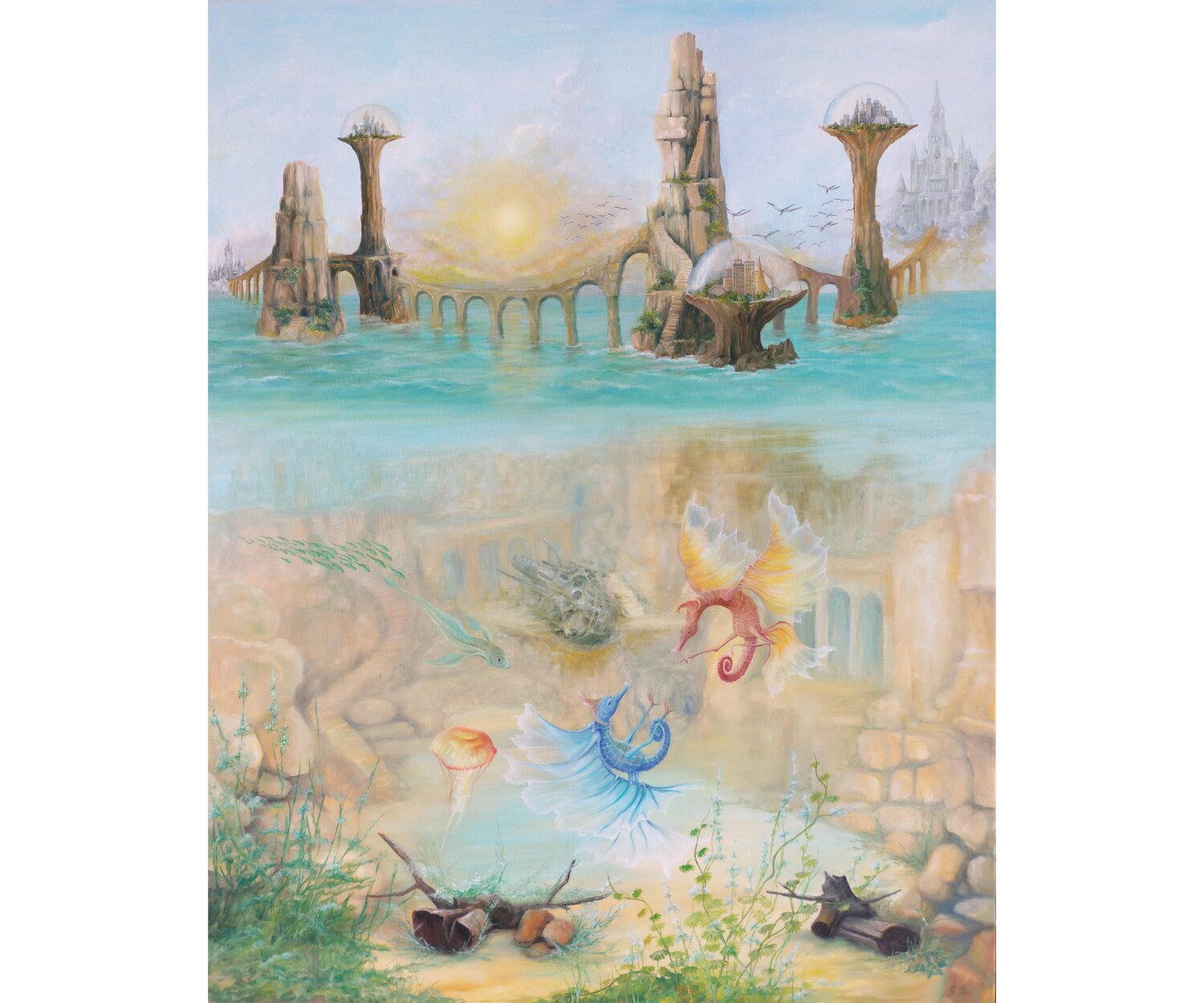 Gregory Pyra PIRO Oil Painting ref 326484, Dream Surrealism Fantasy Art Gregory Pyra PIRO Original painting for sale