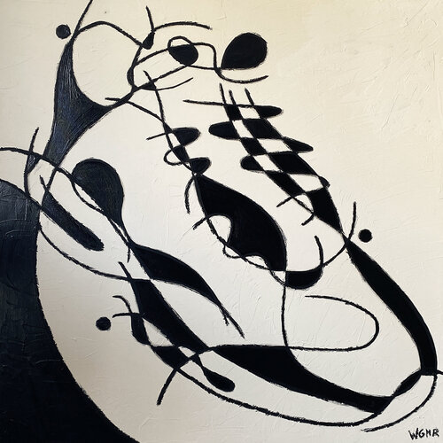 Essence - Study 01 - Imagine a Sneaker by Steffen Wagner, Painting for Sale on Select